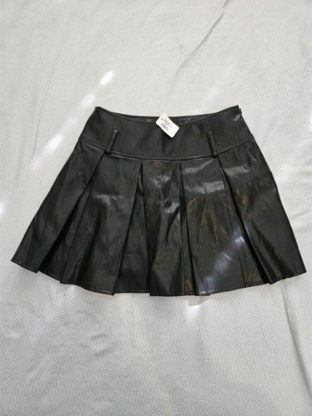 Skirt, Drew, 2, Black, NWT, Leather